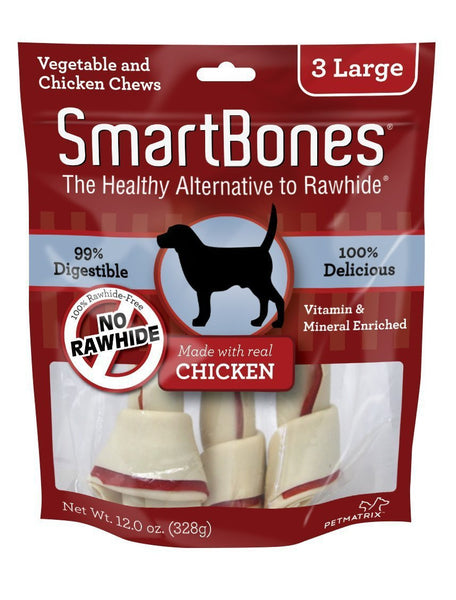 SmartBones Chicken Dog Chew Large 3pk