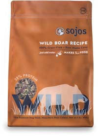 Sojos Wild Boar Freeze Dried Raw Dog Food 1lb