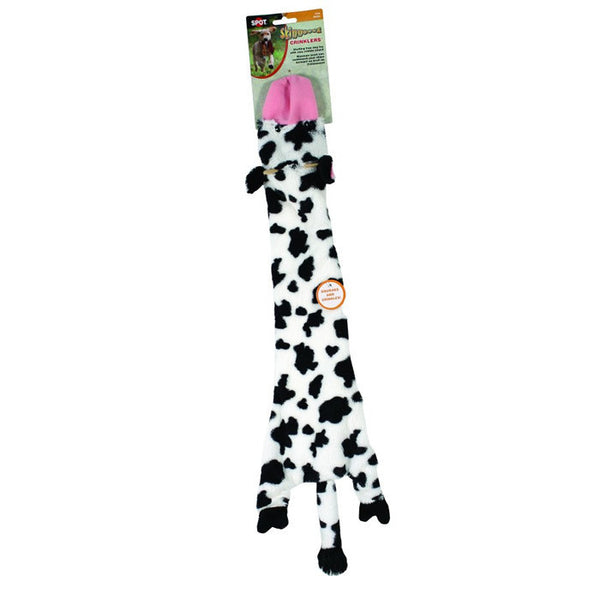 Spot Skinneeez Crinkler Cow 14in No Stuffing Dog Toy