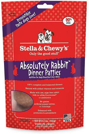 Stella & Chewy Absolutely Rabbit Dinner Patties