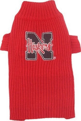 Nebraska Corn Huskers Pet Sweater LG