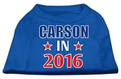 Carson in 2016 Election Screenprint Shirts Blue Lg (14)