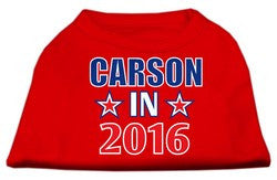 Carson in 2016 Election Screenprint Shirts Red Lg (14)