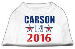 Carson in 2016 Election Screenprint Shirts White Lg (14)