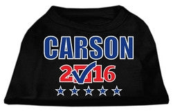 Carson Checkbox Election Screenprint Shirts Black Lg (14)