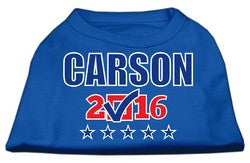 Carson Checkbox Election Screenprint Shirts Blue Lg (14)