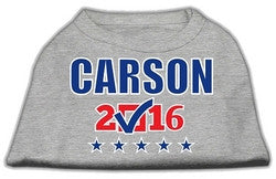 Carson Checkbox Election Screenprint Shirts Grey Sm (10)