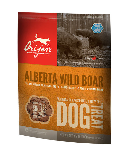 Orijen Alberta Wild Boar Freeze Dried Treats 3.5oz