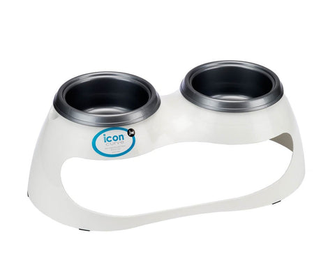 JW Pet Icon Curve Elevated Feeder