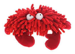 Multipet Sea Shammies 7 Inch Crab Toy