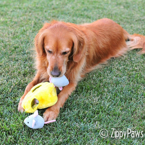 Zippy Paws Burrows Mice And Cheese Puzzle Toy