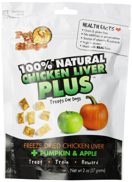 Freeze Dried Chicken Liver Plus Pumpkin And Apple Treats