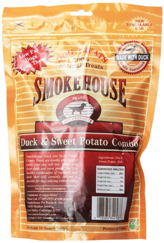 Smokehouse Natural Duck and Sweet Potato 16oz Dog Treats