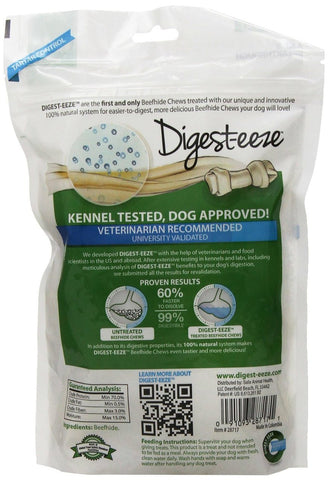 Digest-eeze Beefhide 4pk 4 Inch Bones