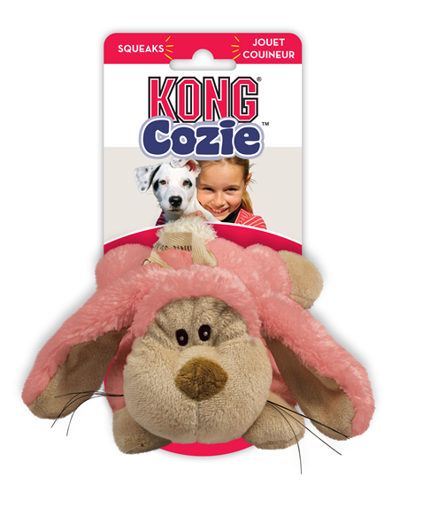 KONG Medium Cozie Floppy The Rabbit Dog Toy