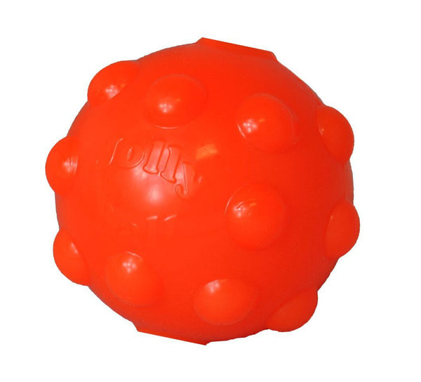 Jolly Pets Jolly Jumper 4" Orange Nubby Treat Ball