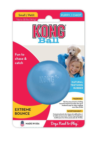 Kong Puppy Ball With Hole Small Dog Toy