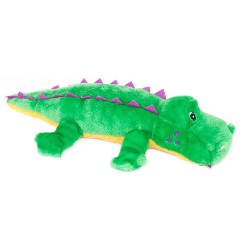 Zippy Paws Grunterz Alvin the Alligator 19 Inch Grunting Toy