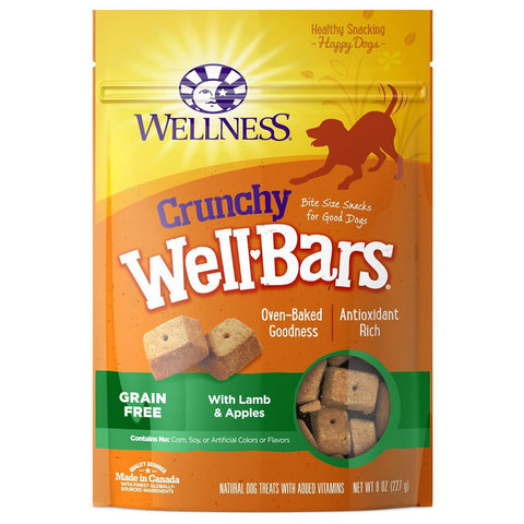 Wellness WellBars Crunchy GF Lamb Apple 8oz Treats