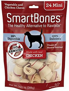 SmartBones Chicken Dog Chew Mini 24pk