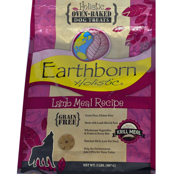 Earthborn Holistic Lamb Oven Baked Dog Treats 2lb