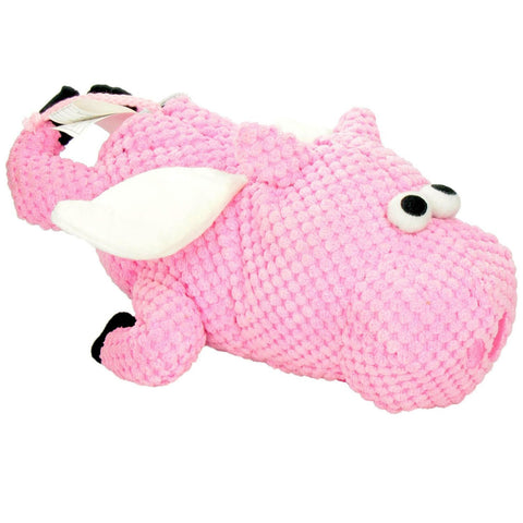 Go Dog Small Pink Checkered Pig With Chewguard Technology