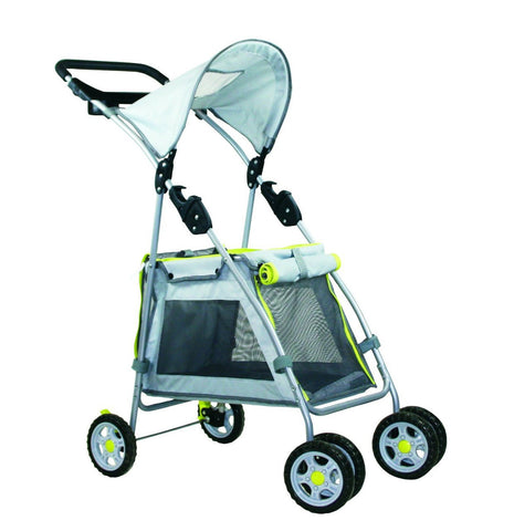 Outward Hound Walk N Roll Gray Pet Stroller