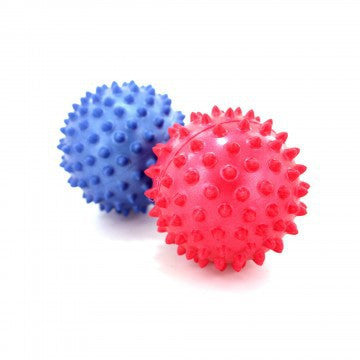 Two Pack Rubber Economy Spike Ball Dog Toy