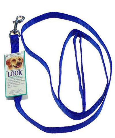 Petmate 6ft x 5/8 Blue Nylon Dog Lead