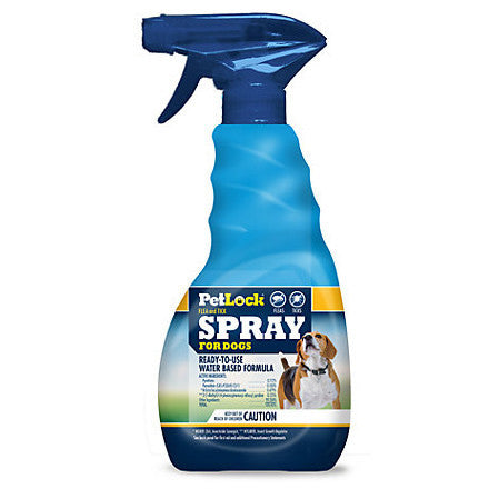 PetLock Flea And Tick Spray for Dogs 12oz