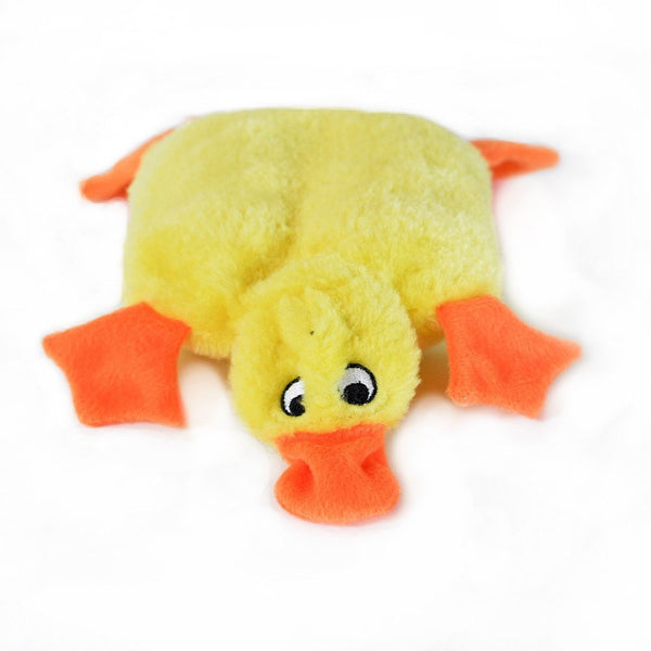Zippy Paws Squeakie Pad Yellow Duck Extreme Squeak Toy