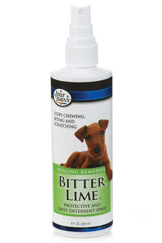 Four Paws 8oz Bitter Lime Cat and Dog Chewing Deterrent Spray