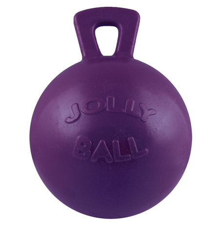Purple Tug n Toss Jolly Ball with Handle 10"