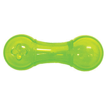 Starmark Treat Dispensing Squeakee Bone Dog Toy