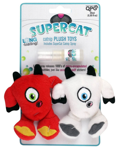 SuperCat Plush Toy Two Pack Yeti With Catnip Spray