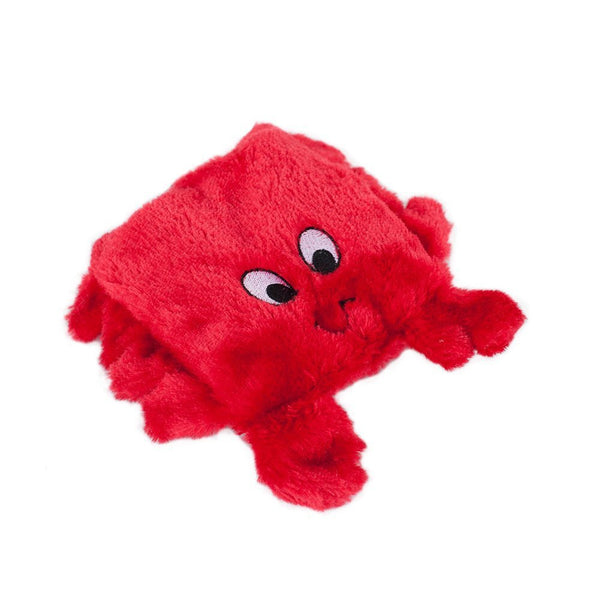 Zippy Paws Squeakie Pad Red Crab Extreme Squeak Toy