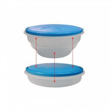 Economy Assorted 6 Inch Collapsible Pet Travel Bowl