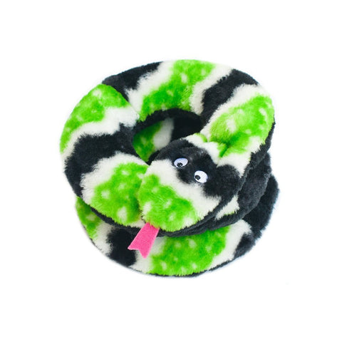 Zippy Paws Zippy Snake Rattlesnake Green Toy