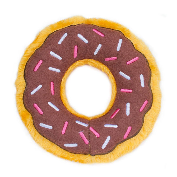 Zippy Paws Chocolate Donutz Plush Toy