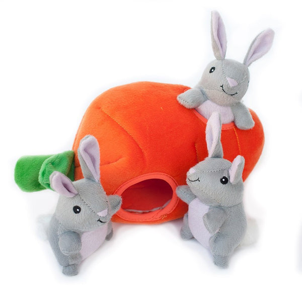 Zippy Paws Burrows Bunny N Carrot Puzzle Toy