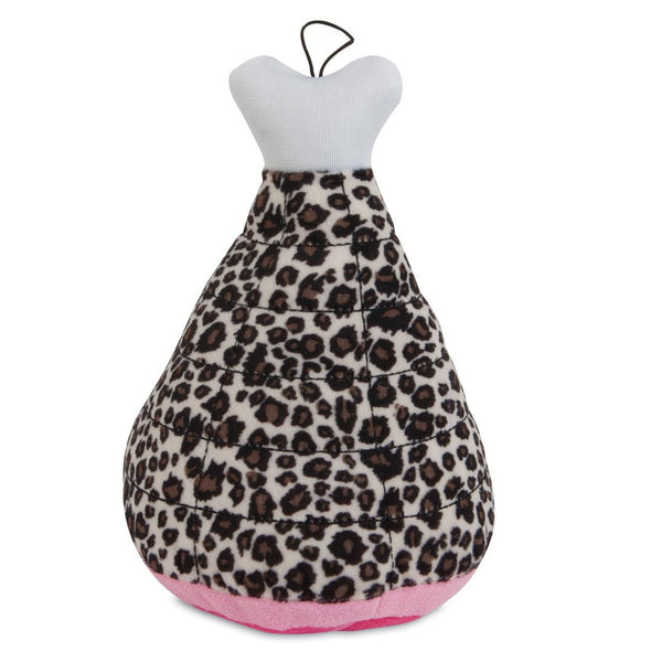 Petmate Zoobilee Leopard Mighty Meaties Hambone Dog Toy