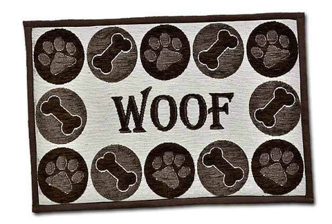 Loving Pets Woof Chenille Bella Fashion Placemat