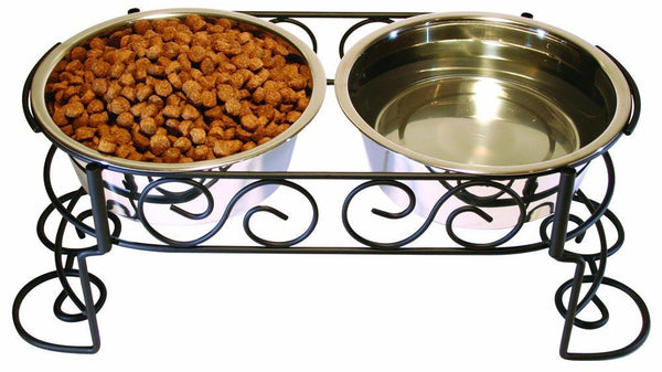 Ethical Pet Mediterranean Stainless Steel Double Diner 2 Quart