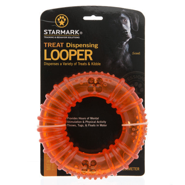 Starmark Treat Dispensing Looper 6 Inch Dog Toy