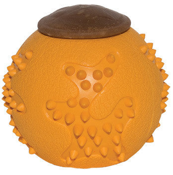 Starmark Medium RubberTuff Treat Ball Dog Toy