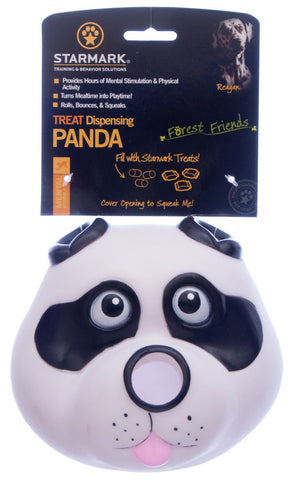 Starmark Forest Friends Treat Dispensing Panda Dog Toy