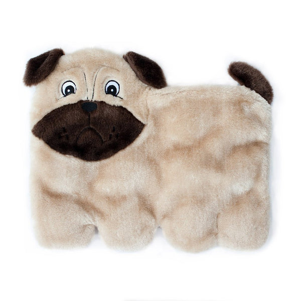 Zippy Paws Squeakie Pup Pug 11 Squeaker Toy