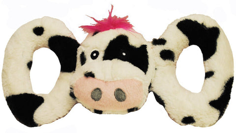 Extra Large Jolly Pets Tug-a-Mal Cow 18 Inch Dog Toy