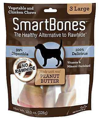 SmartBones Peanut Butter Dog Chew Large 3pk