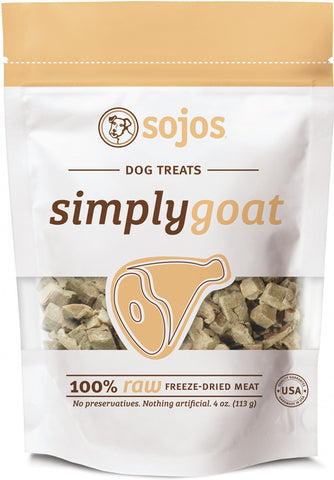 Sojos Simply Goat Freeze Dried Treats 4oz